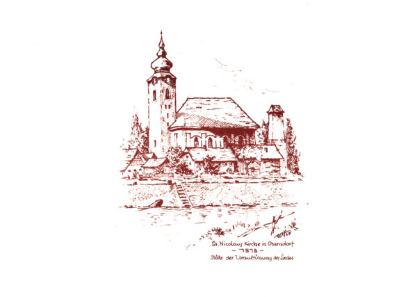 Kirche St. Nikola Oberndorf 1818