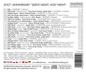 Silent Night 200th anniversary back