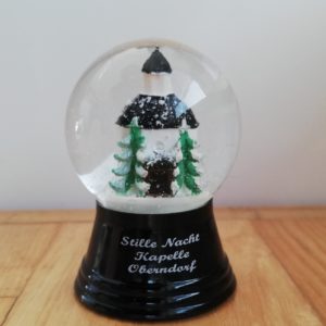 Schneekugel Stille Nacht Kapelle 7 cm