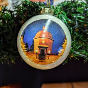 Christbaumkugel Stille Nacht Kapelle – Weiß