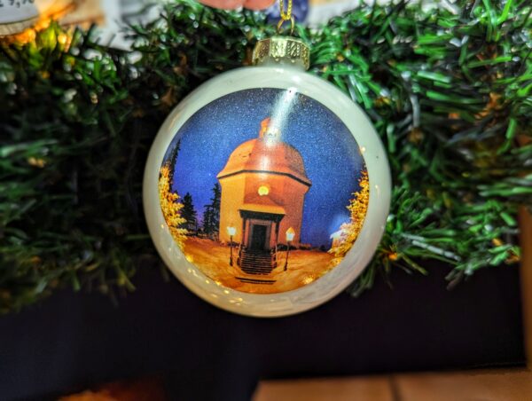 Christbaumkugel Stille Nacht Kapelle – Weiß